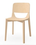 Leaf Chair, B123 Black Stained Beech